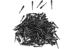 WJUAN 200 Pezzis Freccette Punta Plastica, Punte Freccette Soft 2BA, Freccette Professionali Punta Plastica Non da Facile Rompere Piegare Facile Sostituire, Ideale per Amanti Freccette
