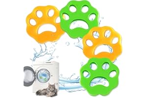 L&W Luck 4 Stücke Haarfänger Waschmaschine, Tierhaarentferner Waschmaschine, Haarentferner Waschmaschine für Hundehaare und Katzenhaarentferner (Stil 1)