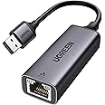 UGREEN USB Ethernet Adapter, USB 3.0 to 1000Mbps Gigabit Network Adapter, Aluminum RJ45 LAN Internet Adapter Driver Free Compatible with Switch, MacBook Pro 2022 2020 2018, XPS, TV Box, Steam Deck