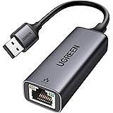 UGREEN Adattatore Ethernet USB 3.0 Adattatore di Rete Gigabit 1000 Mbps Adattatore Lan USB a RJ45 in Alluminio Compatibile co