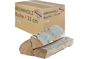 ‎FLAMEUP Brennholz Buche 33 cm Kaminholz Holz Auswahl 5-500 kg Für Ofen und Kamin Kaminofen Feuerschale Grill Feuerholz Buchenholz Holzscheite Wood Flameup, Menge:5 kg