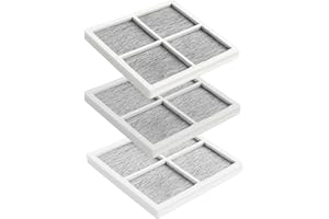 SUPECESORIO Filtro de Aire del Refrigerador, 3 Piezas filtro de aire de repuesto Fresh Air, filtro de frigorífico antibacteriano, Compatible con LG LT120F, LT1000P, LMXS28626S, LFXS26973S, LFXS26596S