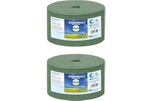 imima Pierre à lécher minérale Cheval Blanc D'HERBES Pierre à lécher Set de 2 x 3kg - Pierre à lécher salée pour Chevaux Moutons chèvres gibier et bovins - Pierre à lécher salée minérale