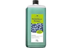 Konfitee Heidelbeer Dünger Flora Boost 1000ml I Für bis zu 200L Gießwasser I Obst- & Beerendünger für Heidelbeeren I Flüssiger Blatt- & Wurzeldünger I 100% natürlicher Pflanzendünger