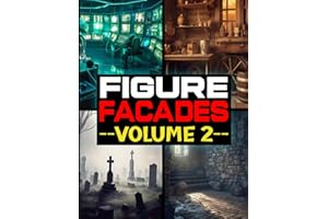 Figure Facades Volume 2: More Action Figure Photography Backdrops for 6" and 7" action figures, toys, and collectibles.