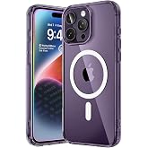 Minesk iPhone 14 Pro Max i&ccedil;in Origin Serisi Premium Kalite Magsafe ile Uyumlu Kılıf Crystal Clear Super Şeffaf Materyal ve İn