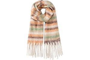 Simannie Women's Scarf - Ladies Shawl -Scarf for Women UK, Warm Thick Wool Wrap Shawl Scarves for Cold Winter, 200cm x 70cm