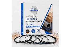 5 x bandsågblad Premium Flexback 1 400 mm x 6 mm x 0,36 mm 6ZpZ/mjukt lövträ och mycket mer.