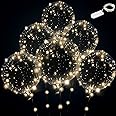 Light up led balloons (warm white-12 sets with battery)