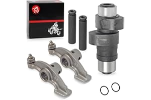 MOTO1988 Camshaft & Rocker Arm w/Shaft For YAMAHA Warrior Raptor 350 Moto-4 350 Kodiak 400 450 Wolverine Grizzly Rhino Big Bear 350 400 450, 3GD-12151-00-00 3GD-12151-11-00