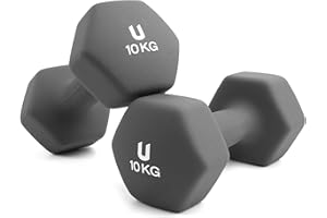‎UNYCOS unycos - Neopren Hanteln【2er-Sets, 1-10 kg】Kurzhanteln, Rutschfest für Damen und Männer, Anti-Roll-Design | Fitnessstudio, Krafttraining, Pilates, Gymnastik, Fitnessgeräte für Zuhause