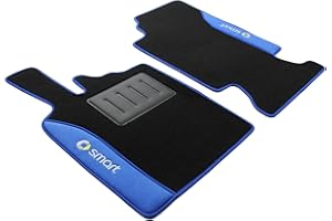 IL TAPPETO AUTO BY FABBRI 3 COLOR0000023B, Tappeti auto moquette antiscivolo, Su misura, 2 Ricami, Blu