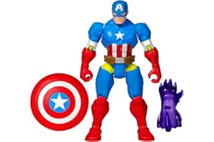 Avengers MixMashers Marvel, Capitán América, Figura de acción Mix-and-Match Accesorios