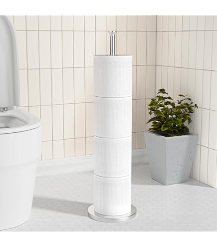 Porte Rouleaux Papier Toilette Brabantia Acier Chromé