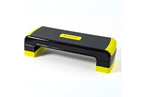 BILDER - Step per Allenamento Aerobico e di Equilibro, Stepper Fitness Casa e Palestra Antiscivolo, Altezza Regolabile - Migliora Forza e Coordinazione, Capacità di Carico