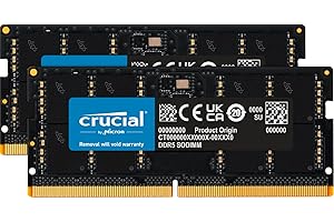 Crucial RAM 32GB Kit (2x16GB) DDR5 5200MHz (o 4800MHz) Memoria per computer Portatili CT2K16G52C42S5