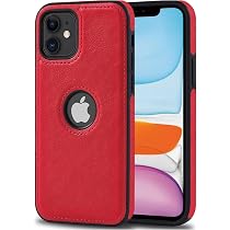 AIOVETEAB IPhone 7/8 Ledertasche – Premium PU Leder, Dünn & Stoßfest, Braun