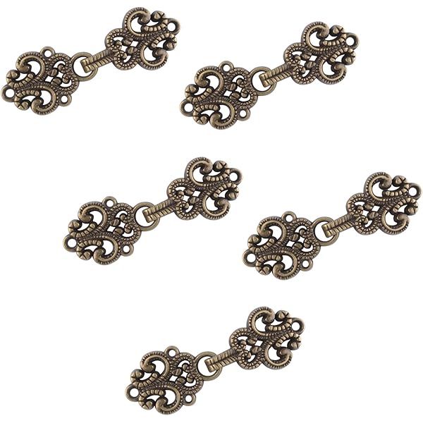 Lnngub 2 Stück Cardigan Clips, Schal-Schnalle aus Zinklegierung Vintage Lnngub 2 Stück Cardigan Clips, Schal-Schnalle aus Zinklegierung Vintage