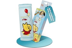 ‎HITS4KIDS HiTS4KiDS Gurtpolster Winnie Pooh – Komfort & Sicherheit für alle Sicherheitsgurte – Verhindert Reiben & Scheuern – Angenehmes Tragegefühl – Gurtpolster Kinder