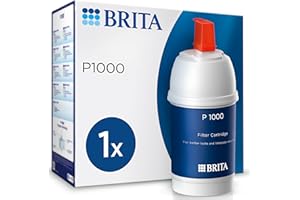 BRITA filtro P1000 per sistema filtrante mypure P1, 1200 l / 12 mesi (confezione da 1) - riduce calcare, metalli, cloro e impurità per un gusto migliore e per proteggere gli elettrodomestici