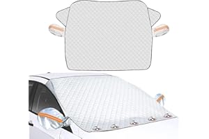 ZOONVII Parasol Coche Delantero Plegable 190x120cm Protector Solar Coche Protector de Parabrisas Cubierta de Parabrisas con 5 Magnético Protege de Rayos UV, Sol, Lluvia, Nieve, Funda Plegable