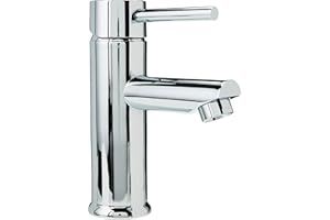 DEVACURL Deva INS113 Insignia Mono Basin Mixer Tap, 55 mm W x 180 mm H x 140 mm D