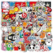 100er Set Coole Graffiti & Cartoon Aufkleber Wasserfest – Für Skateboard, Laptop, Handy & Mehr, PVC-Sticker
