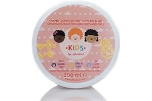 AfroRicci Kids Chantilly Crema Definizione Afro 300 Ml, Anti Crespo, Idrata, Booster, Effeto Booster e Anti Crespo Crema per Capelli Afro, Nutre, Definisce e Idrata i Capelli, Made in Italy