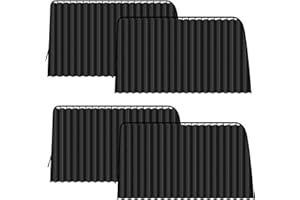 XCBYT Parasol Coche 4 Piezas, Parasol Coche Lateral Magnetico, Parasol Ventana Coche, Cortinas Camper con Protección UV