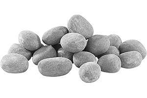 ‎CARLO MILANO Carlo Milano Deko Kamin: Deko-Steine für Bio-Ethanol-Öfen, grau (Kamin Dekoration, Dekosteine für, Tischkamin mit Steinen)