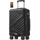 SONGMICS Cabin Suitcase, Hand Luggage, ABS, 55 x 36 x 20 cm | Hard Travel Suitcase, TSA Lock, Strap Included, 4 Double Wheels
