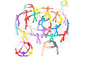 Yellcetoy Multipurpose Magnetic Fidget Travel Toys,Refrigerator Magnets Men,Sensory Toys for Autistic Children,Special Needs Developmental Toys for ADHD,Party Bag Fillers for Kids(12 Pcs)