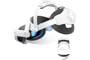 Mytrix Cinghia per la Testa per Quest 3, Cinghia Regolabile a Doppia Manopola per Oculus Quest 3, Accessori Comodi per Cinghie per Cuffie VR, Sostituzione per Cinghia Elite