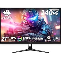 Z-Edge 27 Inch Gaming Monitor 240Hz 1ms Full HD IPS Panel LED