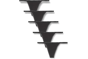 Iris & Lilly Ropa Interior Estilo Tanga en Algodón Mujer, Pack de 5