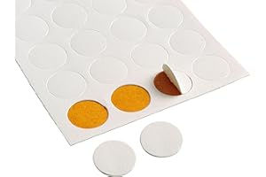 IPEA Tappi Copriviti Adesivi da 13 mm in PVC Bianchi - 200 Pezzi - Made in Italy - Tappo Adesivo Copriforo e Vite per Mobili, Armadi, Pareti - Copri Vite per Buchi, Viti e Fori - Bianco