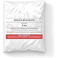 BRM Chemicals Sodium Benzoate - 5 KG For Soap Making, Shampoo, Cosmetics, Serum Making, Beauty Formulations, Moisturizer, Lotion Making, Domestic Use & DIY Personal Care For Face, Hair, Skin & Body