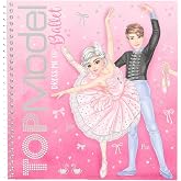 Depesche 13611 TOPModel Ballet - Dress Me Up &ccedil;ıkartma kitabı, 24 sayfa &ouml;nceden basılmış balerin motifli, kişisel tasarım i&ccedil;in