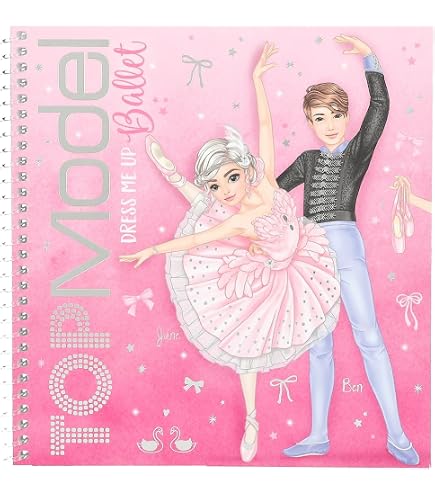 Depesche TOPModel Kitty Dress Me Up, Libro Creativo Con 24 Pagine E 11 Fogli Adesivi Per Ragazze