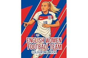 English Women Football Team colouring book: England Lionesses squad, colour our champions of Europe 2025