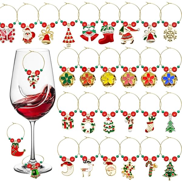 100 Charm Per Bicchieri Di Vino Con Fibbie - Segnabicchieri Eleganti Per Feste E Matrimoni - Foto 9