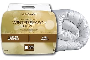 NIGHT COMFORT NightComfort Ultra Soft Microfiber Winter Season 16.5 Tog Duvet (Double)