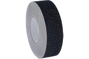 GRACE BALTIC 15 m x 5 cm, nastro antiscivolo per migliorare la presa, adesivo di sicurezza antiscivolo per interni ed esterni, per sicurezza sul lavoro, sicurezza domestica. 15 m x 5 cm (nero)