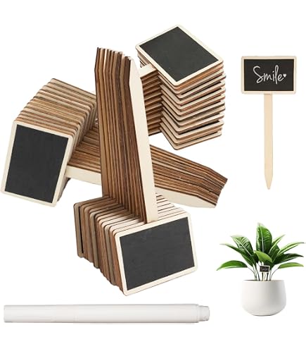 10 Etichette Per Piante In Legno Di Pioppo – Segnaposto Matrimonio Romantico Con Coppia Abbracciata, Fai Da Te Per Giardino E Bomboniere - 2
