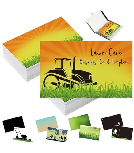 100 Biglietti Da Visita In Carta Kraft Bianca 54x88 Mm | Carte Vuote Per Appunti, Etichette E DIY - Con Scatola