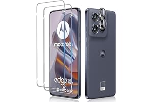 Liilaa Ochraniacz ekranu do Motorola Moto Edge 50 Neo, 2 sztuki szkła hartowanego i 1 zestaw indywidualnych ochraniaczy obiektywu aparatu, odporność na zarysowania twardość 9H szkło hartowane