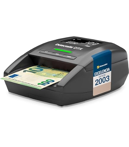 Detector De Billetes Falsos B&J SUPER PACK 2025 Portátil + Rotulador | 6 Sistemas Verificación EUR GBP USD
