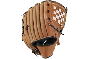 YJZQ Gants de baseball - Gants de softball en cuir synthétique - Gants de softball - Sport extérieur - Pichet épais - Gant de baseball gauche pour adultes et adolescents