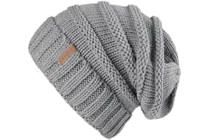 FURTALK Bonnet tricoté Femme Slouch Beanie Bonnet Street Style Grosse Maille Bonnets d'hiver Classique Doux Beanie Hiver