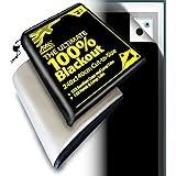 MaximoLife 100% Blackout Blind for Any Window 240x140cm Cut to Size | Suction Cups and Hook & Loop Tabs Stick on | Portable T